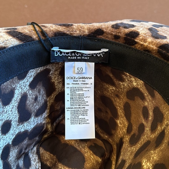 NWT Dolce Gabbana fedora hat, never worn - Picture 4 of 5